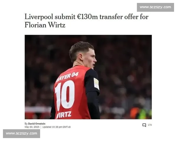 利物浦官宣维尔茨加盟 创英超 1.36 亿欧转会纪录